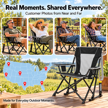 The Rock-Anywhere Auto-Shock Rocker – 2 Chair Set