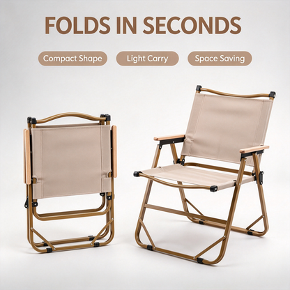 2-Pack Yellow Stripe Folding Chairs